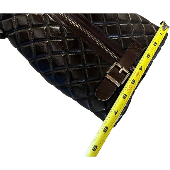 ARTURO CHIANG Quilted Riding Boots Brown - Picture 9 of 12